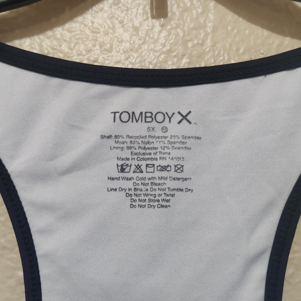 Swim Racerback Zip Compression Top - 5x - Picture 2 of 7